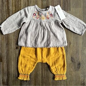 NEW 6-12M Baby Girl Outfit Set